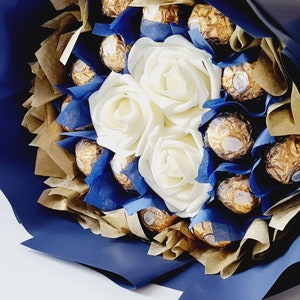 Bouquet Ferrero Lindt au chocolat, Cadeau d'anniversaire, Anniversaire, Cadeau du Ramadan, Cadeau de l'Aïd, Pâques, Félicitations, Merci, Bouquet de chocolats