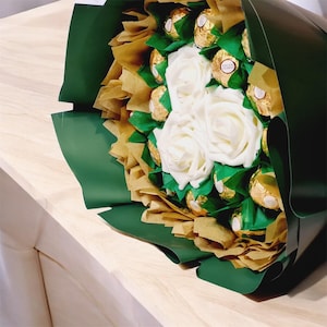 Chocolate Ferrero Lindt Bouquet, Birthday Gift, Anniversary, Ramadan Gift, Eid Gift, Easter, Congratulations, Thank You, Chocolate Bouquet