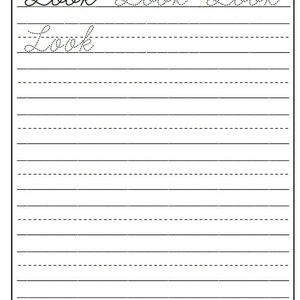 Printable Cursive Alphabet Workbook. - Etsy