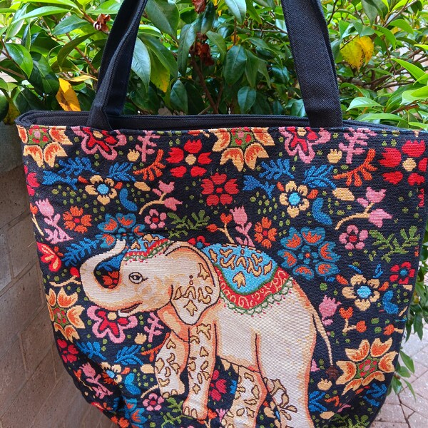 Elephant Tote Bag Etsy
