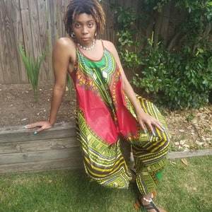 African Print Jumpsuit, African Dress, One Size Fashion, Ankara Jumpsuit, African Fashion