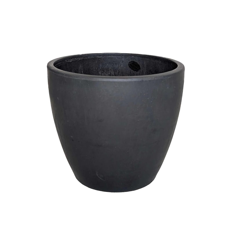 Recycled Plant Pots: Black and Terra Cotta - Lightweight, Durable image 2