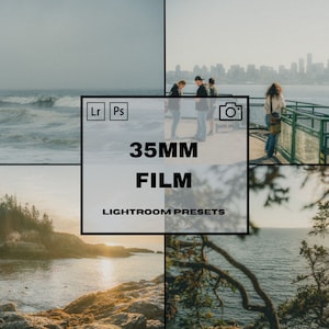 Analog Film Presets Lightroom, 35mm Film Presets, Vintage Presets for Lightroom Desktop and Mobile, Retro Cinematic Presets, Film Camera image 1