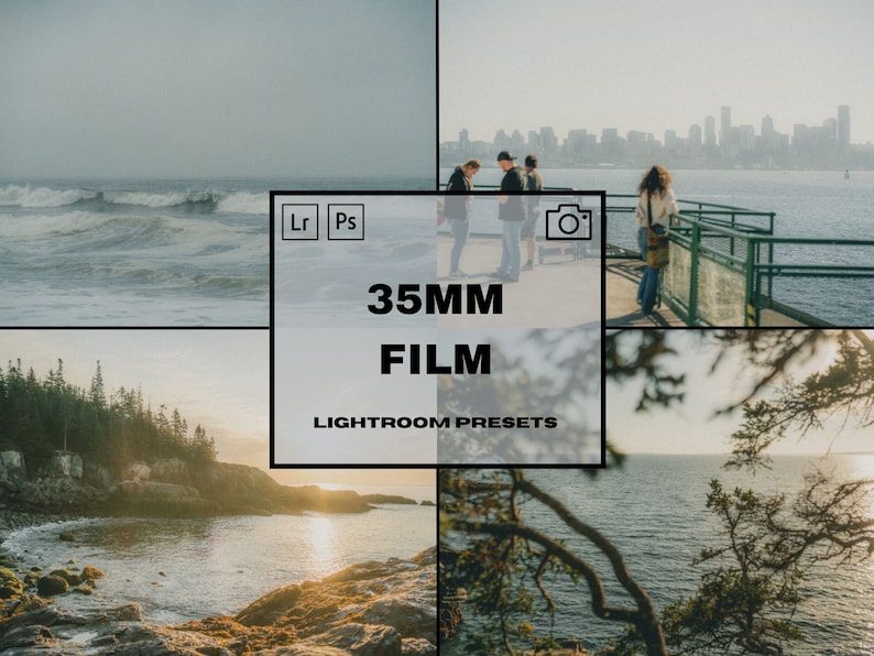 Analog Film Presets Lightroom, 35mm Film Presets, Vintage Presets for Lightroom Desktop and Mobile, Retro Cinematic Presets, Film Camera image 1