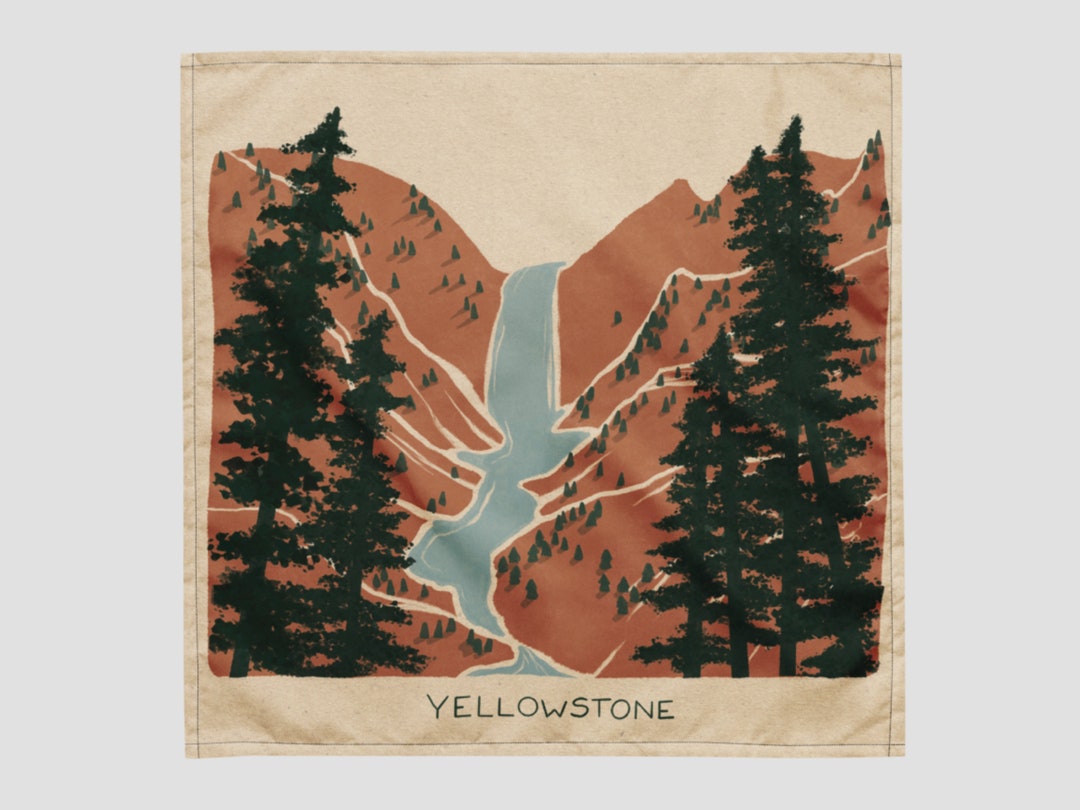 Yellowstone National Park Bandana Premium Outdoor Bandana Collection