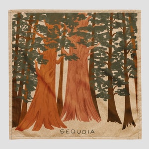 Sequoia National Park Bandana | Premium Outdoor Bandana Collection | Soft  Premium Bandanas | Vintage Bandana | Outdoor Bandana