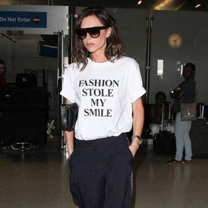Fashion Stole My Smile- Y2K Celebrity Inspired Graphic T-Shirt. Funny Meme 2000's Tee