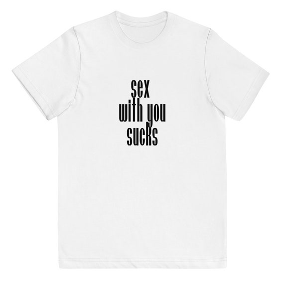 Sex With You Sucks- Y2k Inspired Baby Tee. 2000's Aesthetic