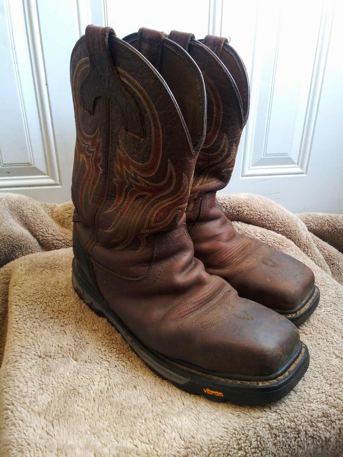 justin steel toe work boots