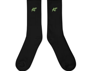 KIAH AQUA KC Embroidered socks