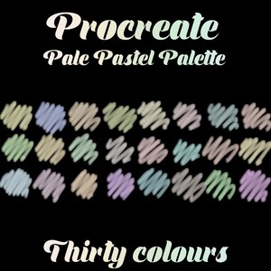 Procreate Pastel Colour Palettes