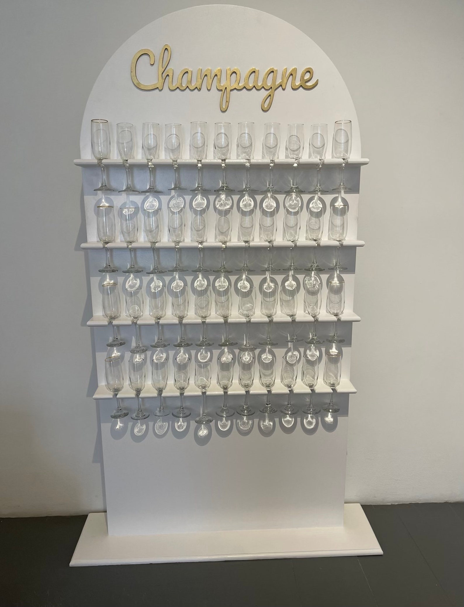 Champagne Wall Holders Champagne Flute Holders DIY Champagne Etsy