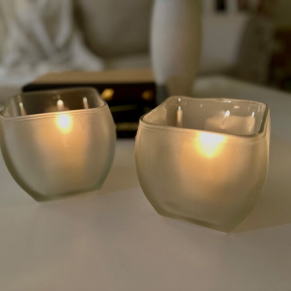 NEW! Beacon Frosted Votive Candleholder