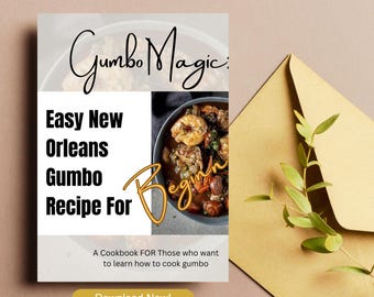Recetas fáciles de gumbo de Nueva Orleans para principiantes: auténticos sabores criollos y cajún (libro electrónico en PDF)
