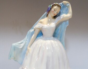 Vintage Royal Doulton Giselle The Forest Glade HN2140 beeldje zeldzaam