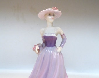 Vintage Coalport Loretta Figura Rara