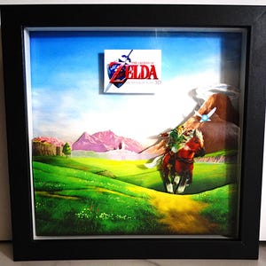 Legend of Zelda Ocarina Of Time 3d Shadow Box