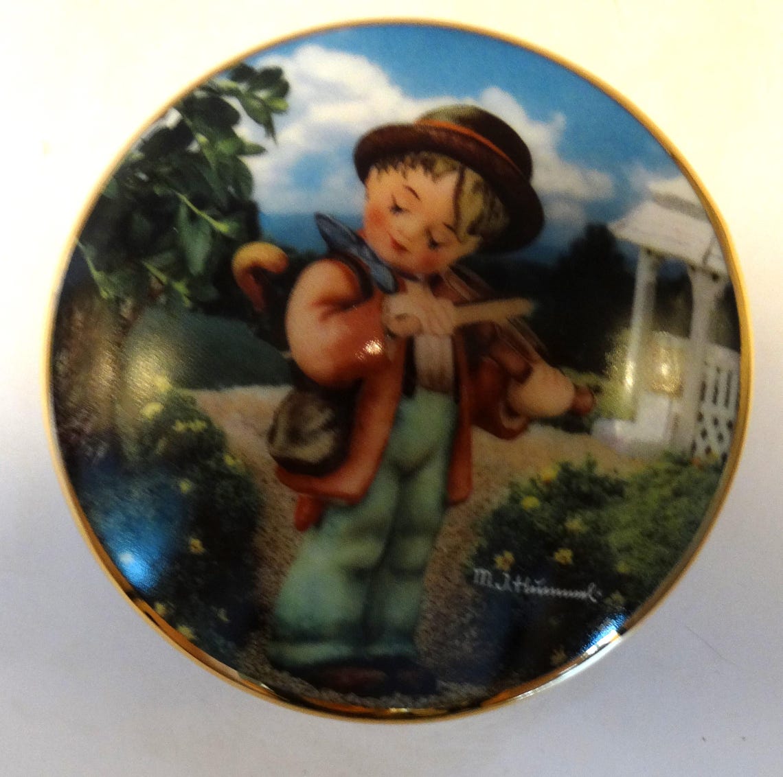 Vintage Danbury Mint M. J. Hummel Little Fiddler Porcelain Limited ...