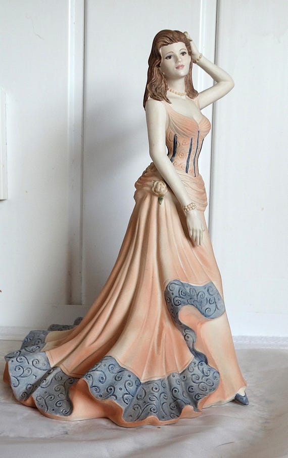 クリスマスファッション Elegance of Age Coalport Vintage Regency Rare Figurine Gala 置物