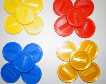 Set of 5 Super Mario Coins