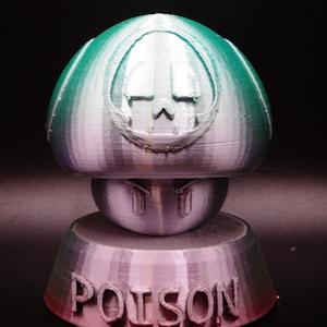 Mario Poison Mushroom Trophy