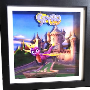 Spyro The Dragon Shadow Box