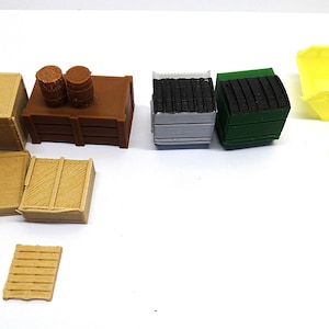 HO/OO Model Railway Models Yard accessory set