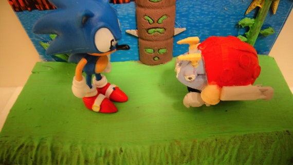 Sonic the Hedgehog Green Hill Zone Painting 