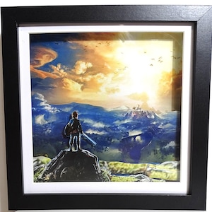 Legend of Zelda Breath of The Wild 3d Shadow Box