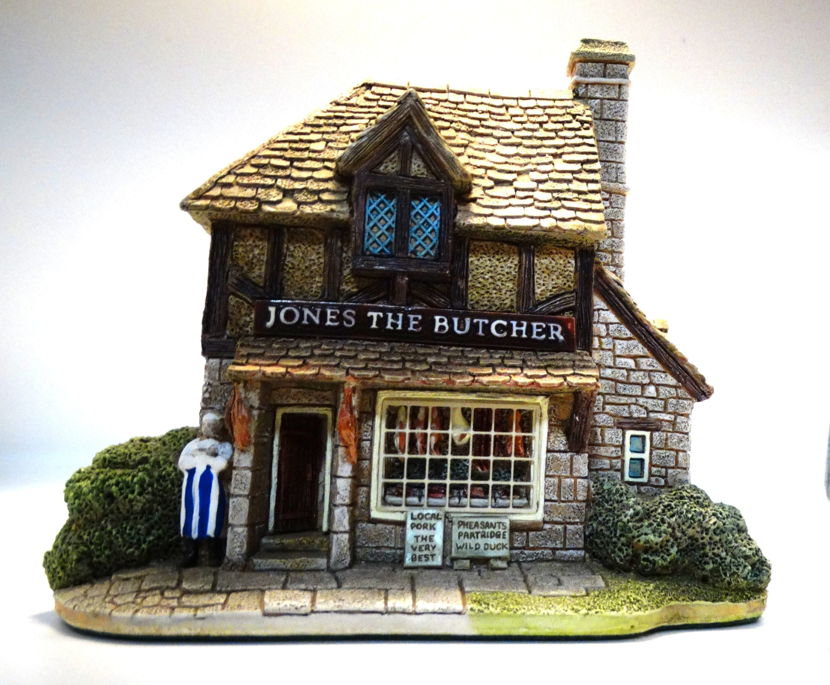 Vintage Lilliput Lane Boxed With Deeds Jones the Butcher Cottage