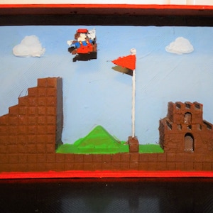 Super Mario 8 bit Diorama