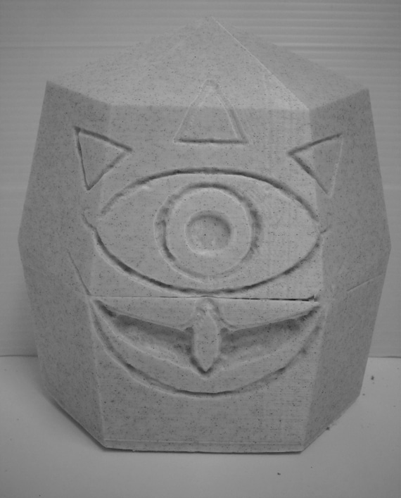 Zelda Ocarina of Time Gossip Stone Statue Large 18x17 Cms Etsy