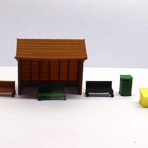 HO/OO Model Railway Models Street accessory set