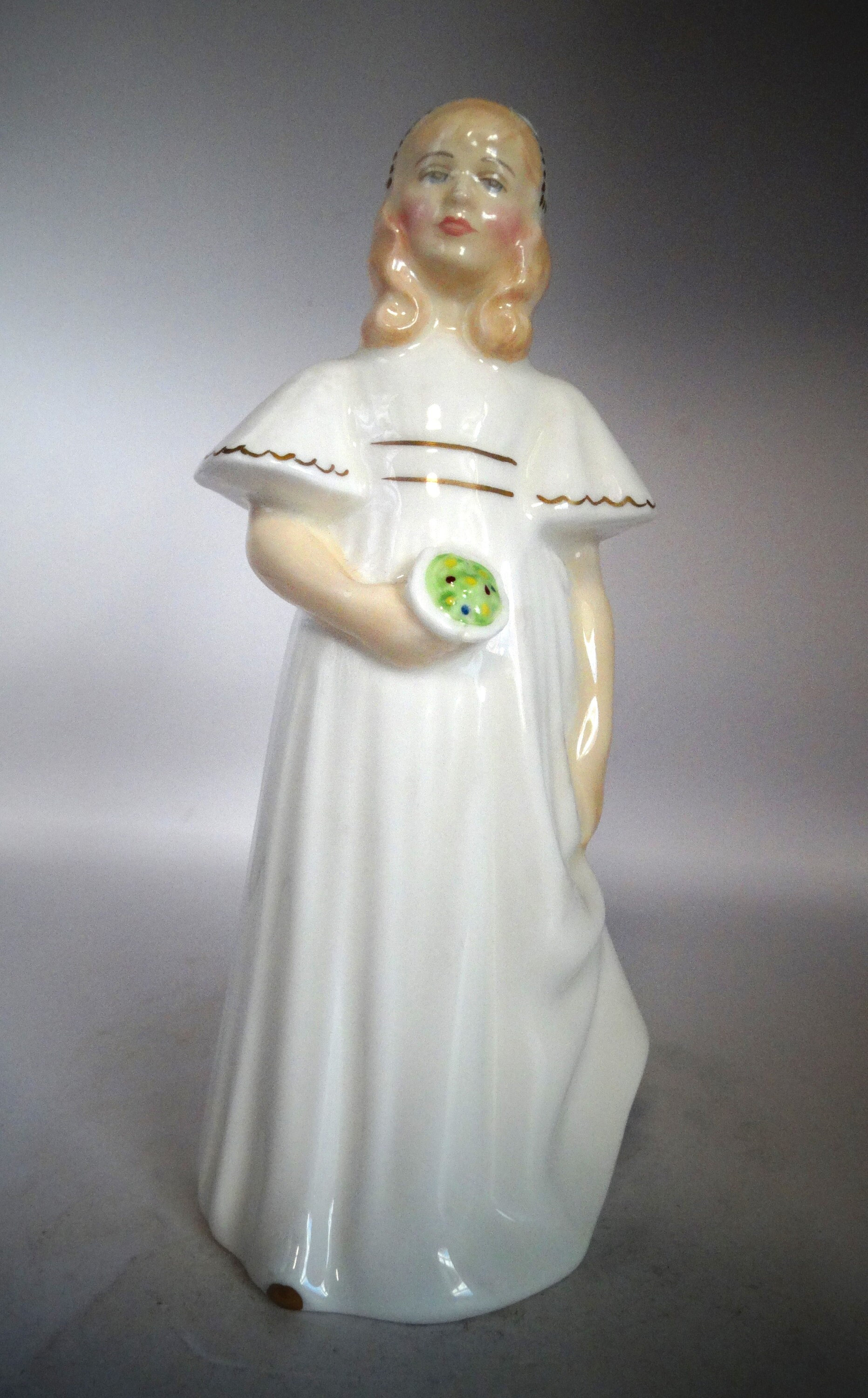 ロイヤルドルトン 置物 人気 フィギュリン THE LOVE LETTER 希少・美品