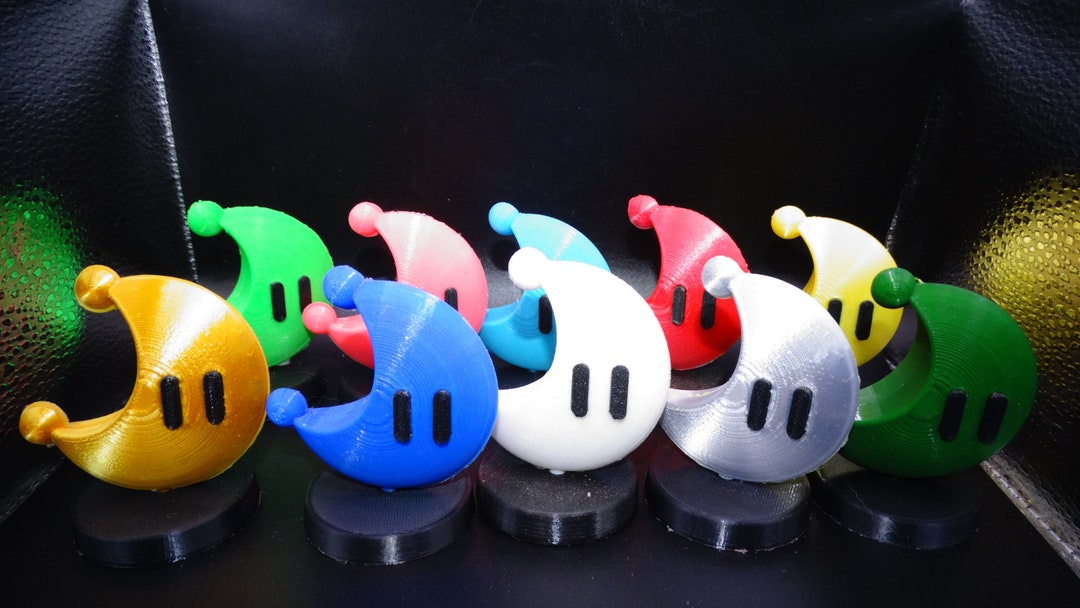 Mario Power Moon 8cm Selection Of Colours - Etsy 日本
