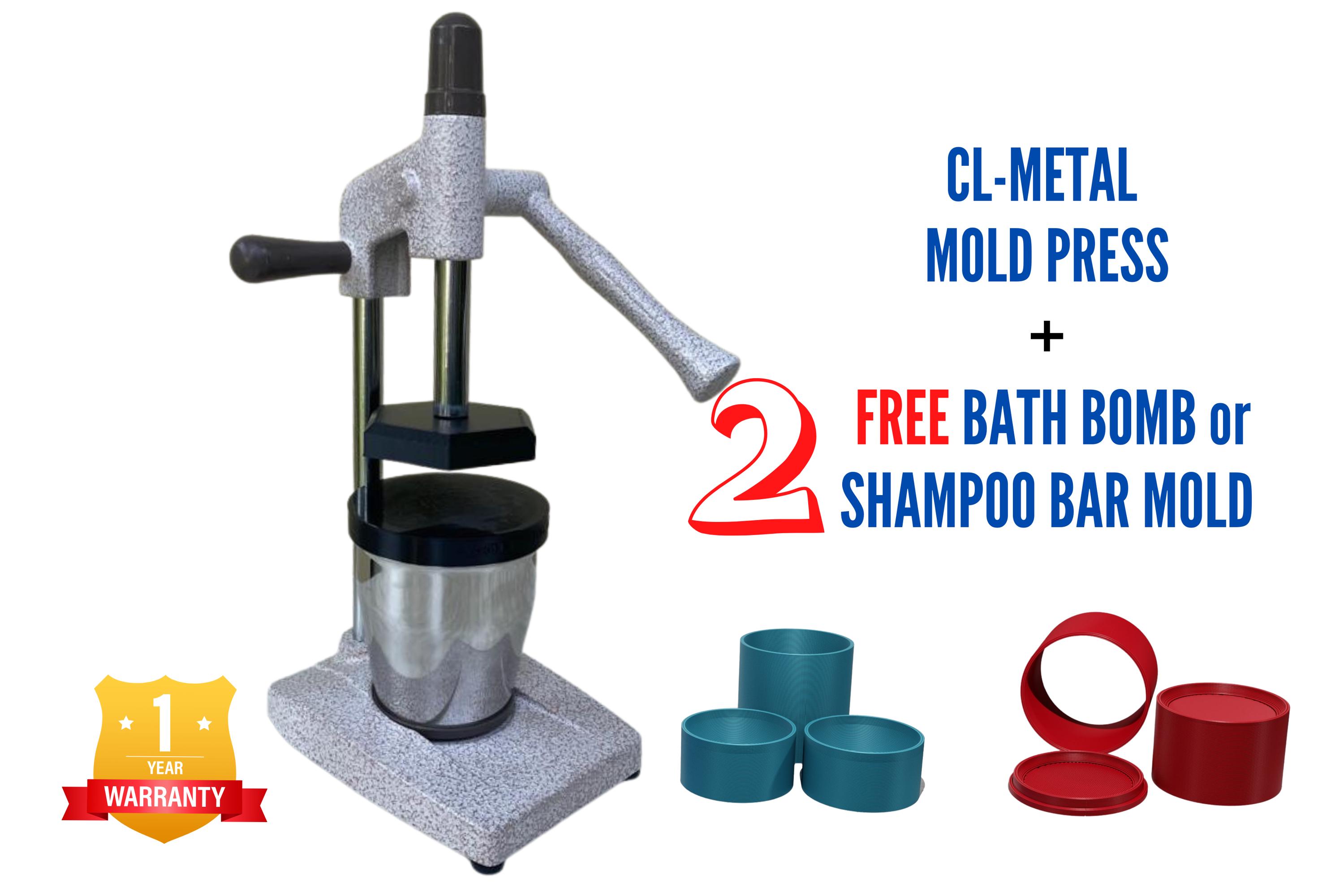 Cl metal Bath Bomb Mold Press Bath Bomb Machine 2 Free Mold Etsy UK