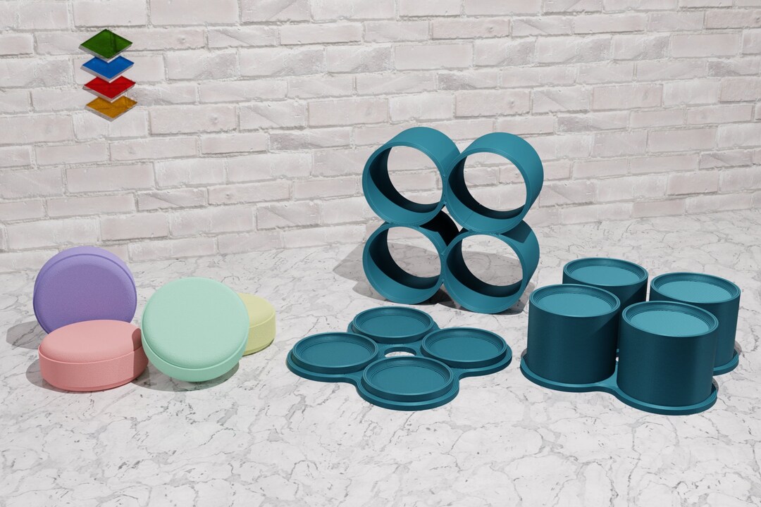 Quad Cylinder Shampoo Bar Mold Etsy