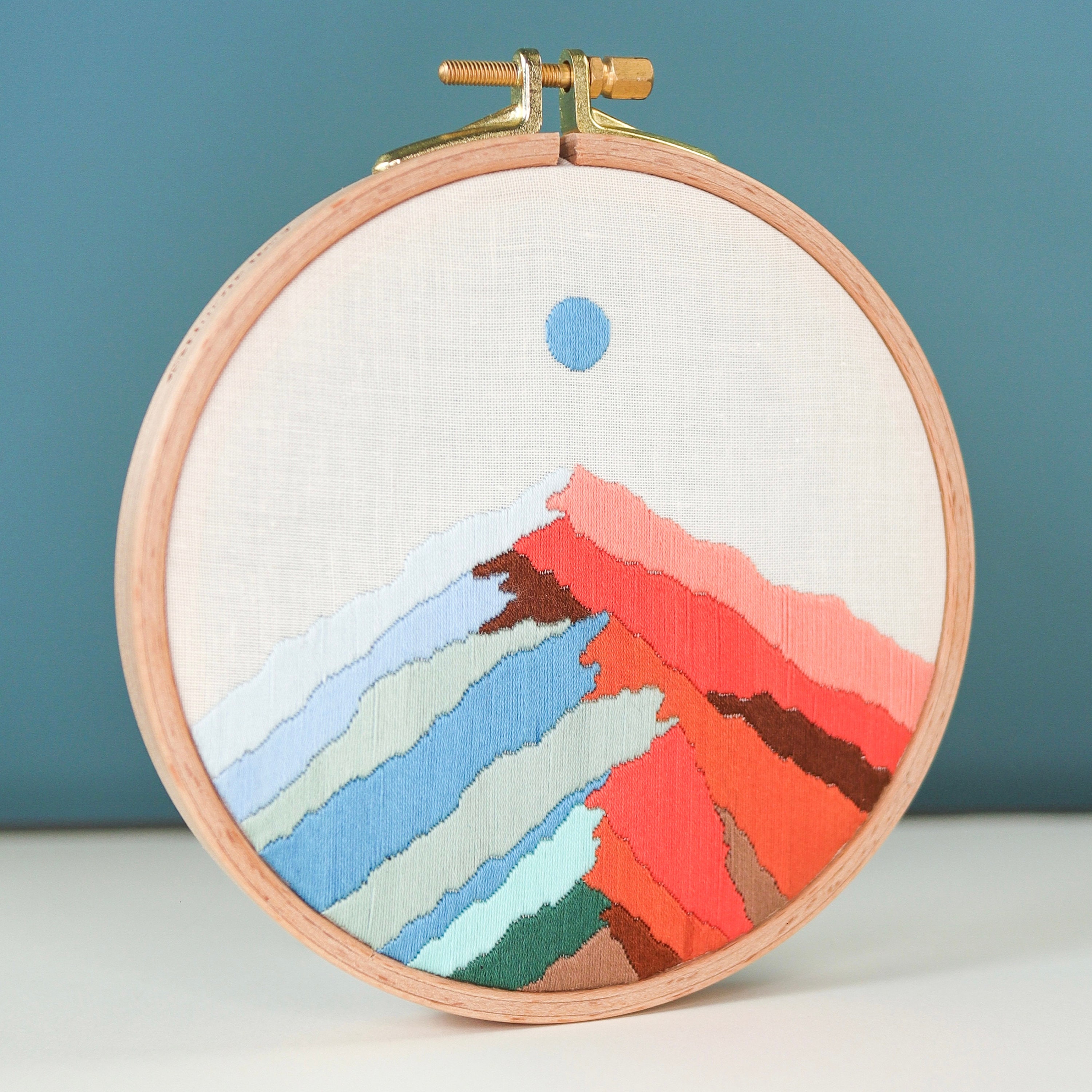 山の初心者向け刺繍パターン PDF ガイド - Etsy 日本