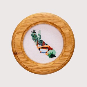 Sequoia National Park Embroidery Pattern | PDF Digital Tutorial | California | Mountain Embroidery | National Park Hand Embroidery Pattern