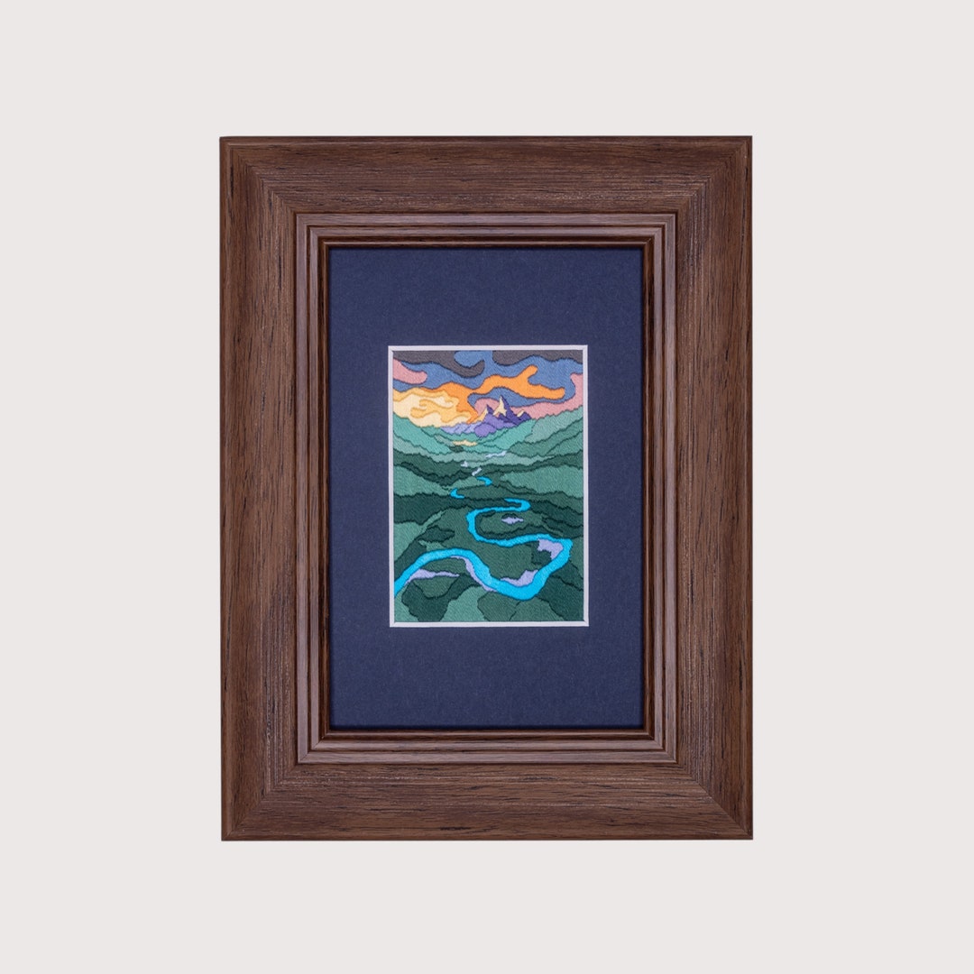 Patagonia Embroidery Pattern PDF Guide Satin Stitch Hand Embroidery