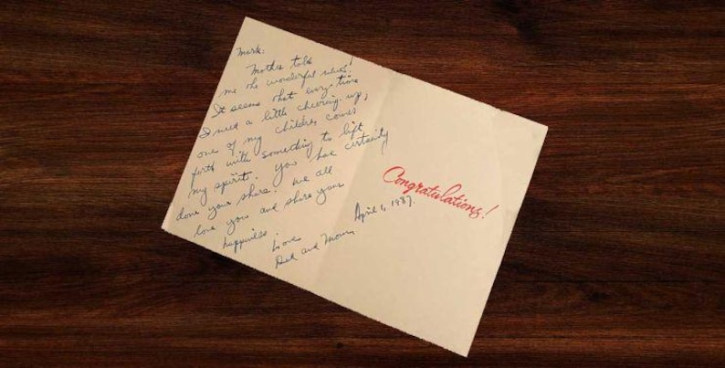 Personlaized Note Example Custom Handwritten Note: Personalized Letter for Any Occasion - Etsy