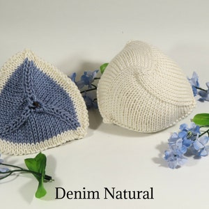 Knit Breast Prosthetic- Denim