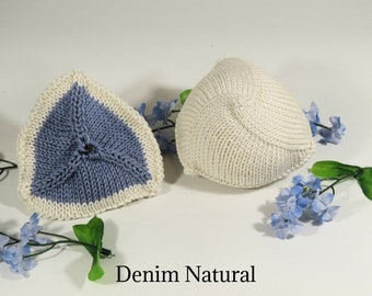 Knit Breast Prosthetic- Denim