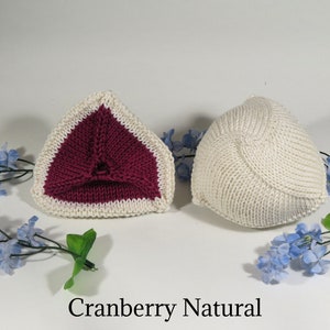 Knit Breast Prosthetic- Cranberry