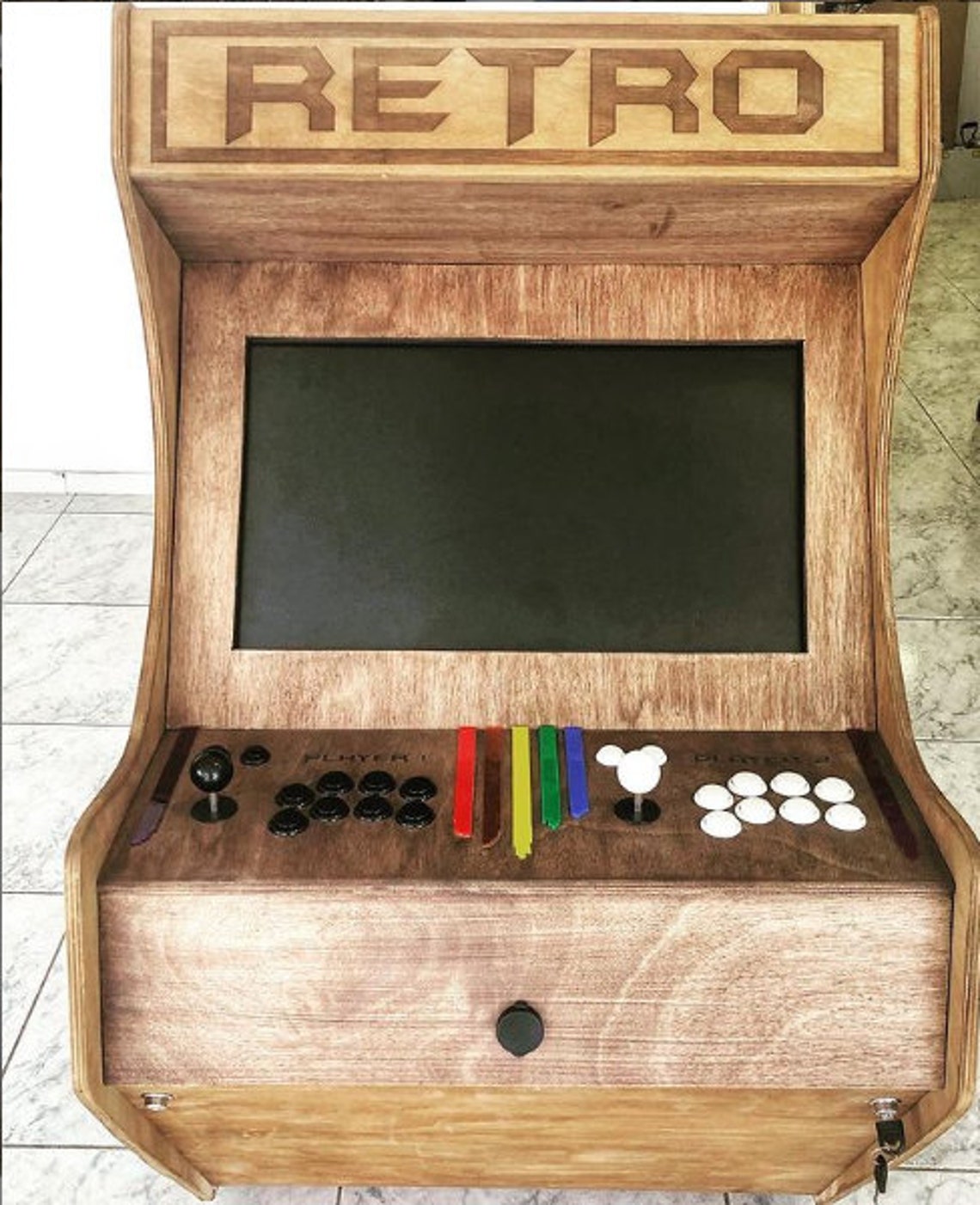 Retro Arcade Design SVG Files Complete laser CNC Etsy UK