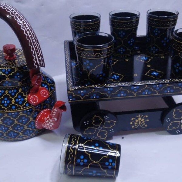 Black Tea Set Etsy