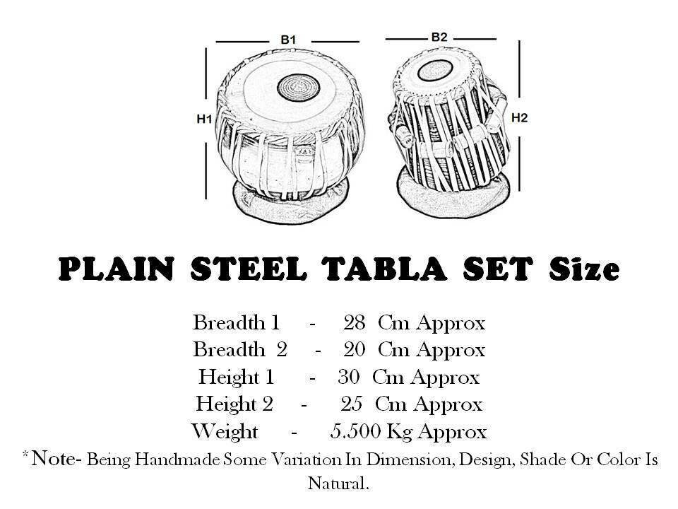 Student Tabla Drum Set Basic Tabla Set Steel Bayan Dayan Etsy Canada