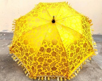 Traditional Indian Vintage Umbrella Parasol Decorative Decoration umbrella wedding decor mehndi night Decor parasol Designer umbrellas Decor