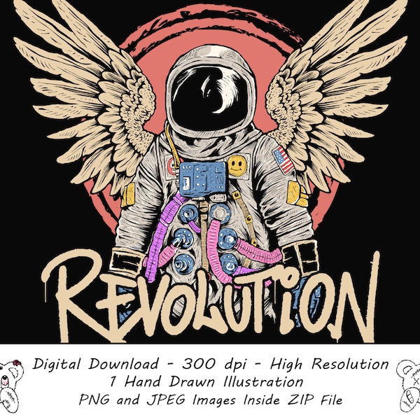 Revolution Graphic Design - Digital Design | Sublimation Design | Digital Download | PNG File | Tshirt Design l Transparent Background PNG