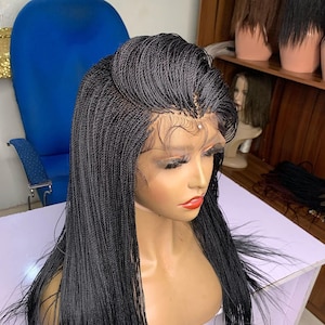 Micro Twist Braided Wig Full Lace Micro Braid Wig Micro Million